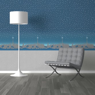 Picture of Blue Dubai Landscape - SK10021