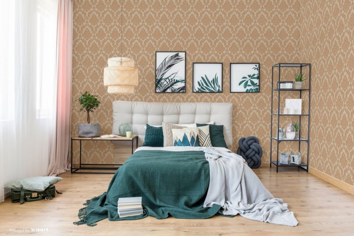 Picture of Coper Sahara Damask - SK10016