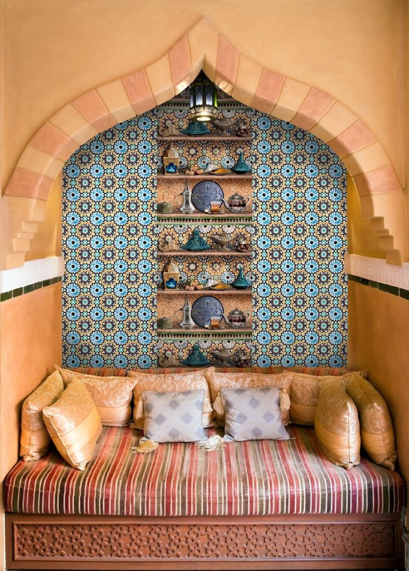 Afbeeldingen van Multicolour Mediterranean Shelves - SK10002