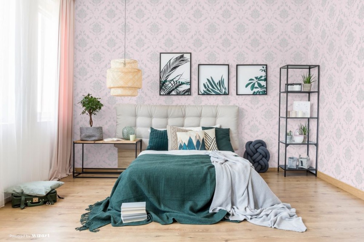 Image de Pink Damask - SK10043