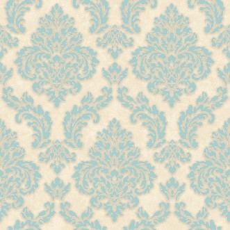 Bild på Teal Sahara Damask - SK10015