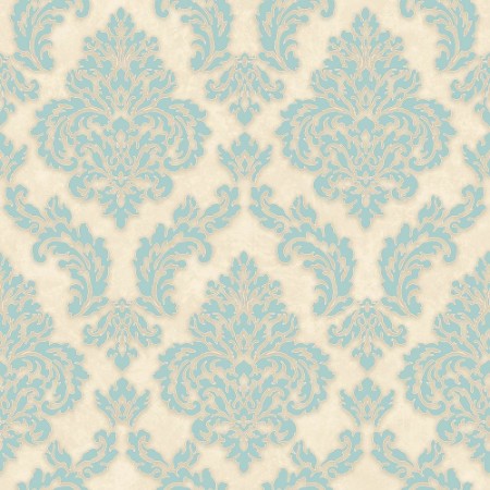 Picture of Teal Sahara Damask - SK10015