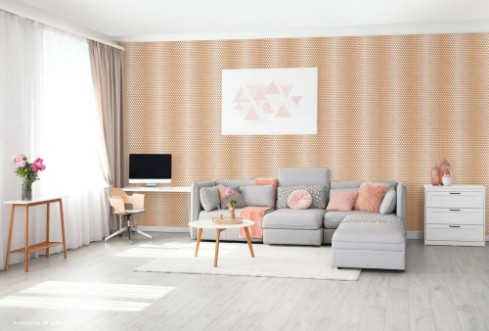 Picture of Copper Hexagon Ombre - DE41819