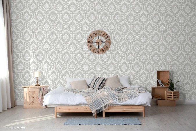 Bild på Grey Damask - DE41843
