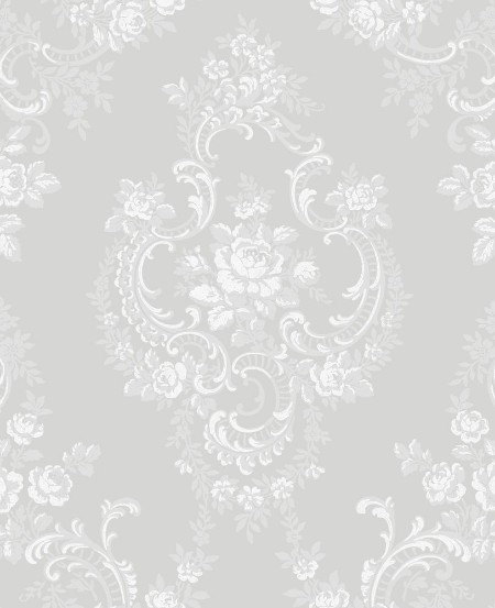 Bild på Grey Damask - DE41869