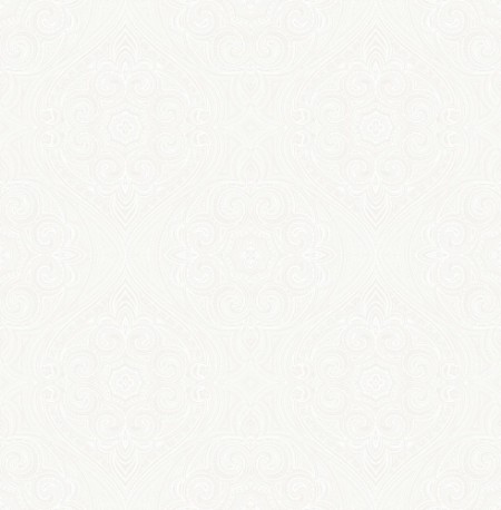 Picture of White Paisley Motif - DE41852