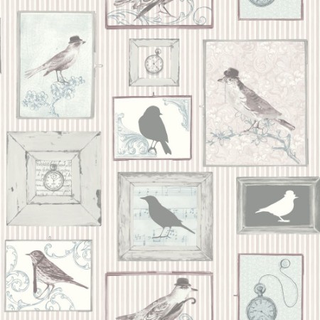 Picture of Lilac Framed Birds - FI2503