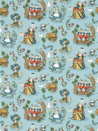 Picture of Alice in Wonderland Puddle blue - DDIW217286