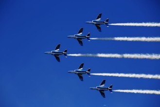 Bild von Jets in Formation