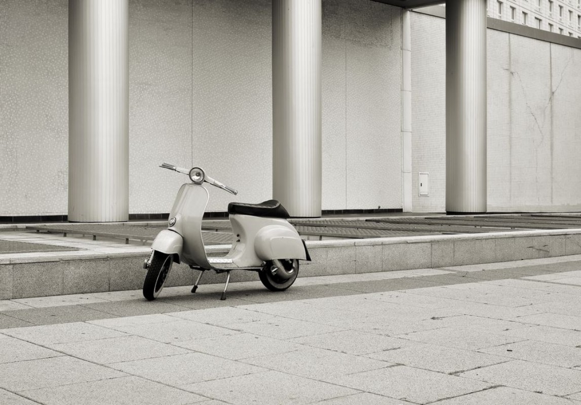 Afbeeldingen van Vespa in Black and White