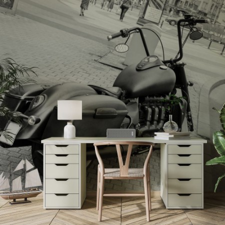 Picture of Old Timer Motorcycle