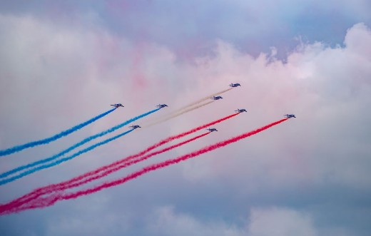 Patrouille de France photowallpaper Scandiwall