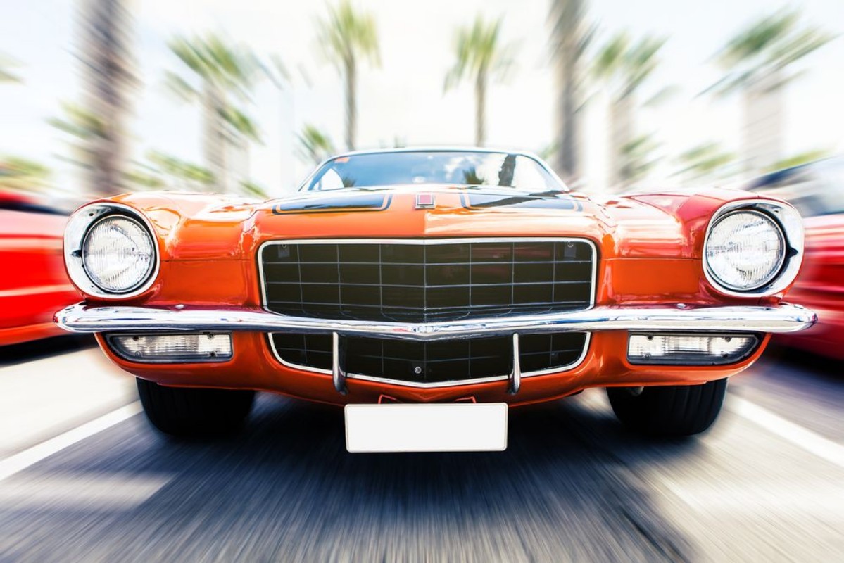 Picture of Speeding Classic Car