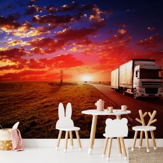 Picture of Truck on a Highway