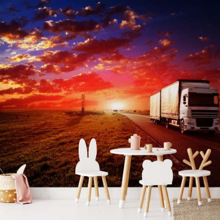 Bild på Truck on a Highway