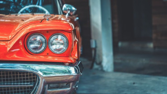 Image de Vintage Car Headlight