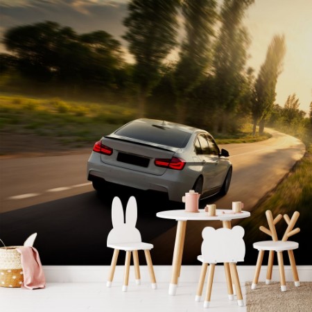 Bild på Fast Car on Empty Road