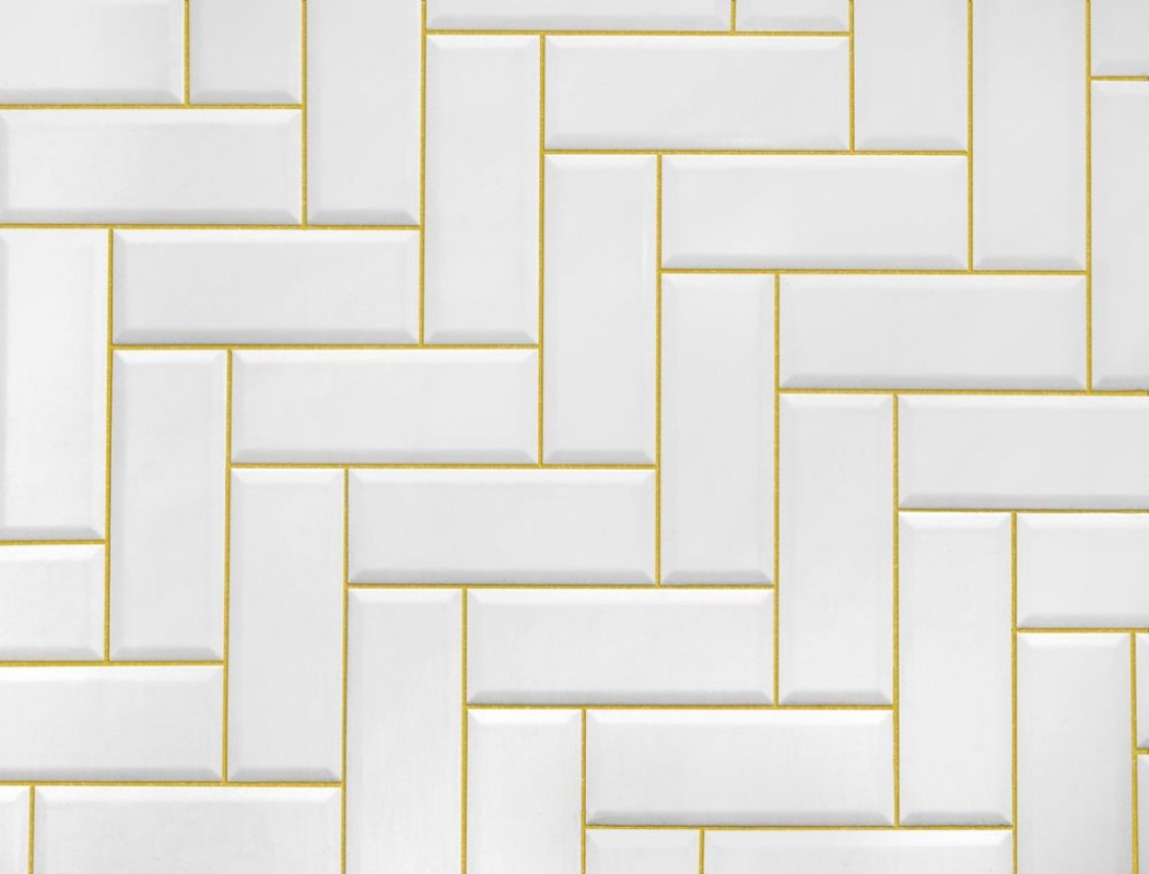 Image de White Ceramic Brick Tile