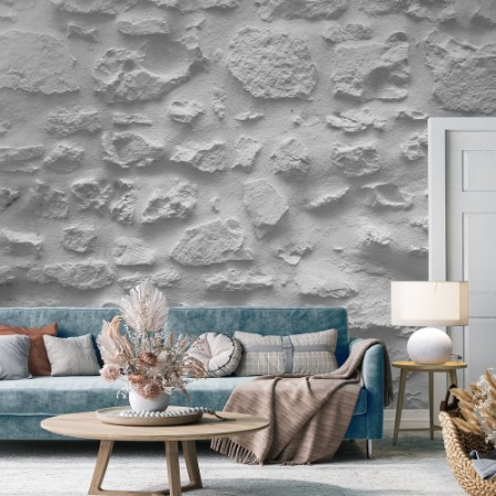 Picture of White Stone Wall