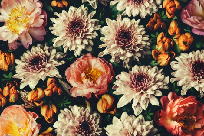 Vintage Bouquet photowallpaper Scandiwall