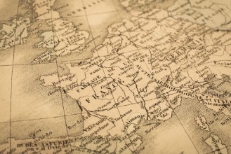 Picture of Antique map of France