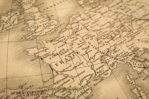 Afbeeldingen van Antique map of France