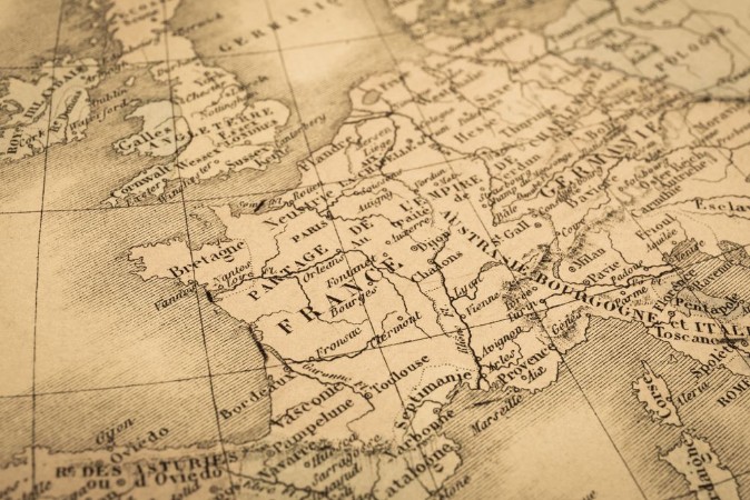 Picture of Antique map of France