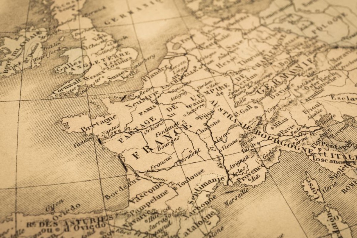 Image de Antique map of France
