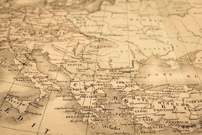 Picture of Antique map of Greece