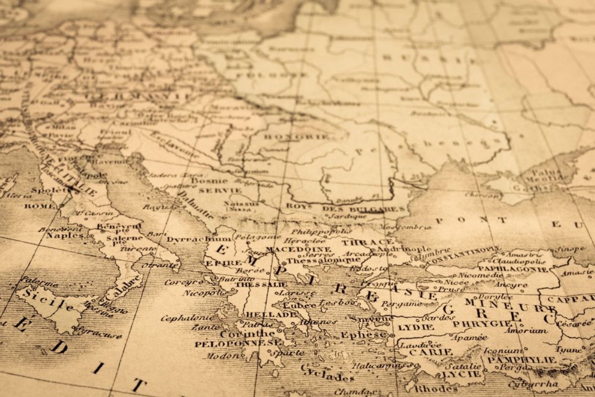 Picture of Antique map of Greece