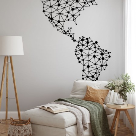 Picture of Abstract American Network Map