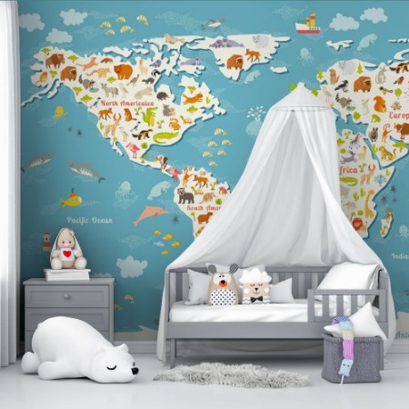 Bild på Animals World Map