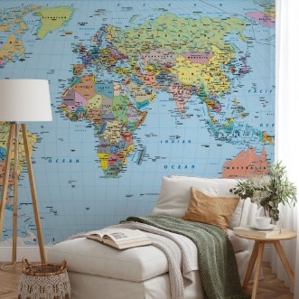 Bild på Colored World Map