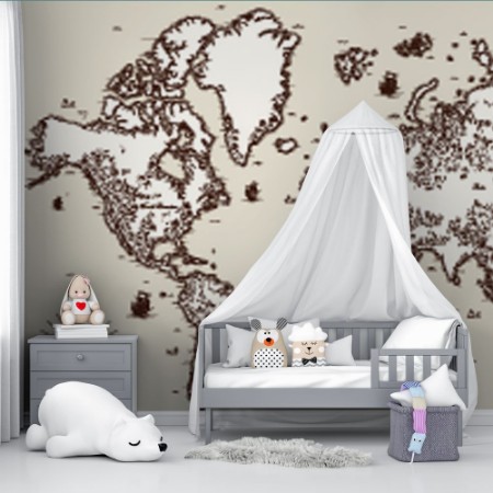 Picture of Old World Map Physical