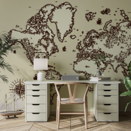 Picture of Old World Map Physical