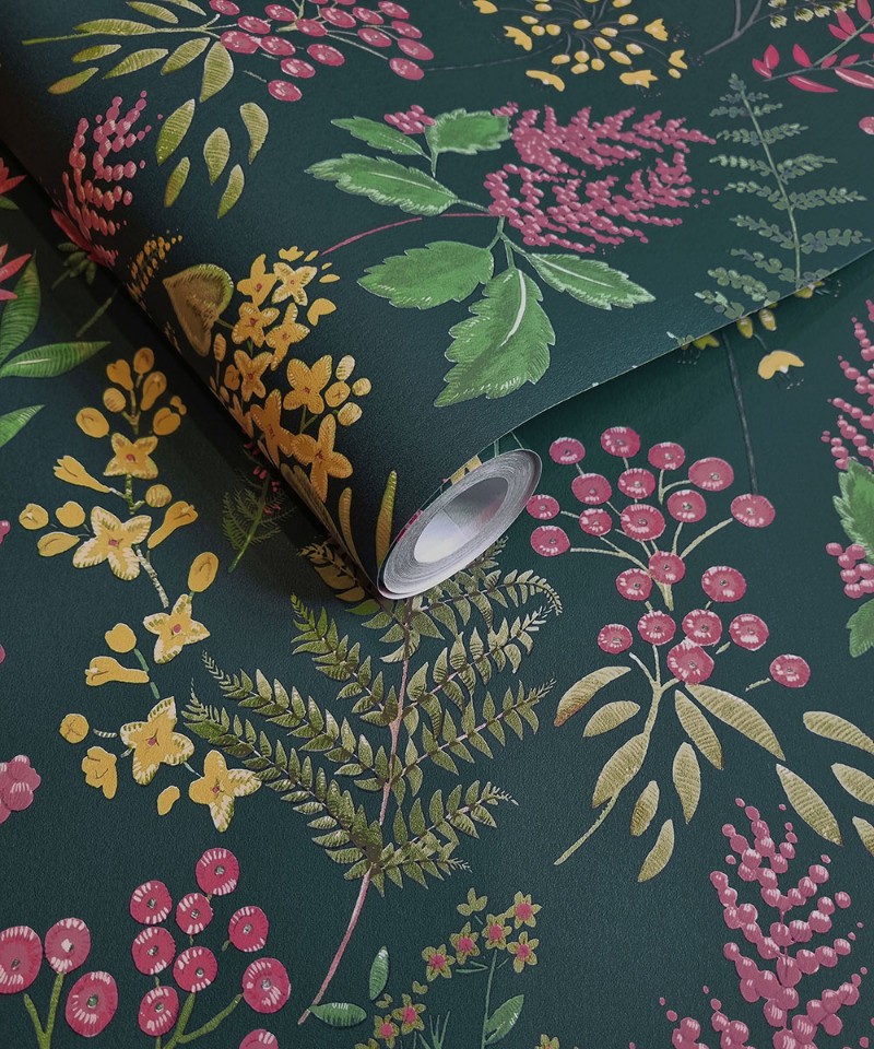 Image de Calvert Meadows teal Pink - 91683