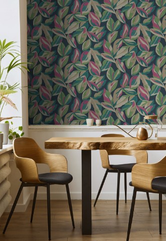 Picture of Nicolai Leaf Navy - 91590