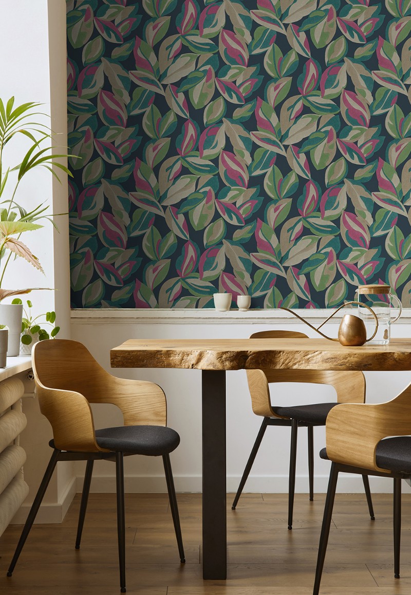 Picture of Nicolai Leaf Navy - 91590