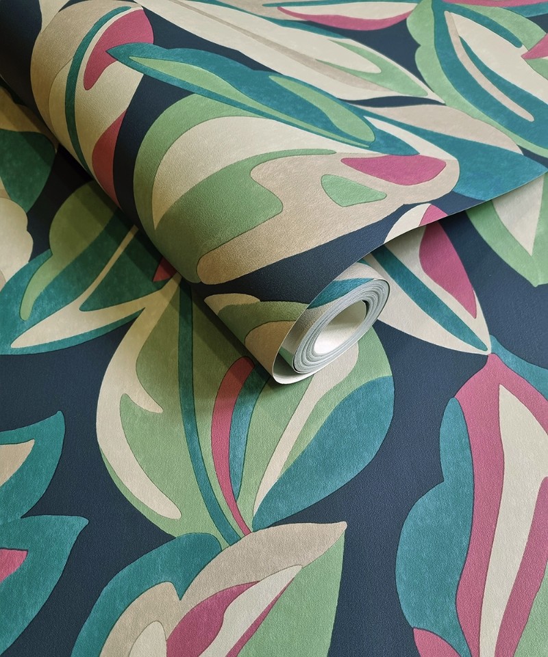 Picture of Nicolai Leaf Navy - 91590