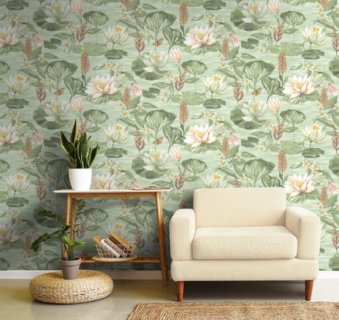 Image de Water Lily Green - 91641