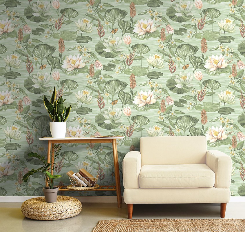 Picture of Water Lily Green - 91641