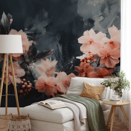 Picture of Coral Floating Blossoms