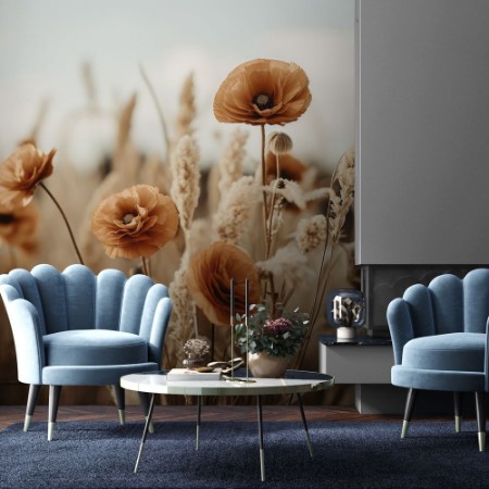 Picture of Orange Poppy Field