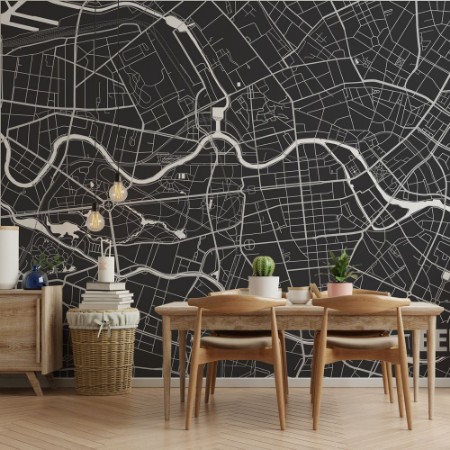 Picture of Minimalistic Berlin City Map