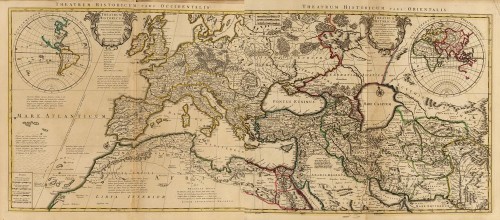 Bild vun Old Map of Europe and The Middle East