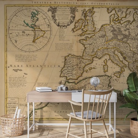 Picture of Old Map of Europe and The Middle East