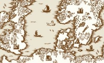 Picture of Old map of the North Sea