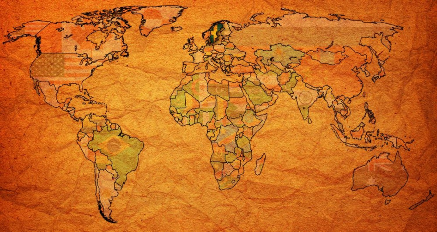 Afbeeldingen van Country Flags World Map