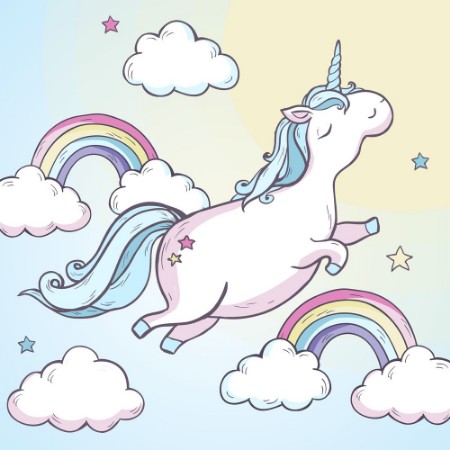 Picture of Cartoon Magic Unicorn