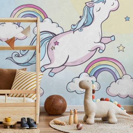 Afbeeldingen van Cartoon Magic Unicorn